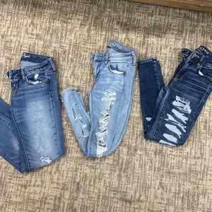 Bundle of 3 American Eagle jeans